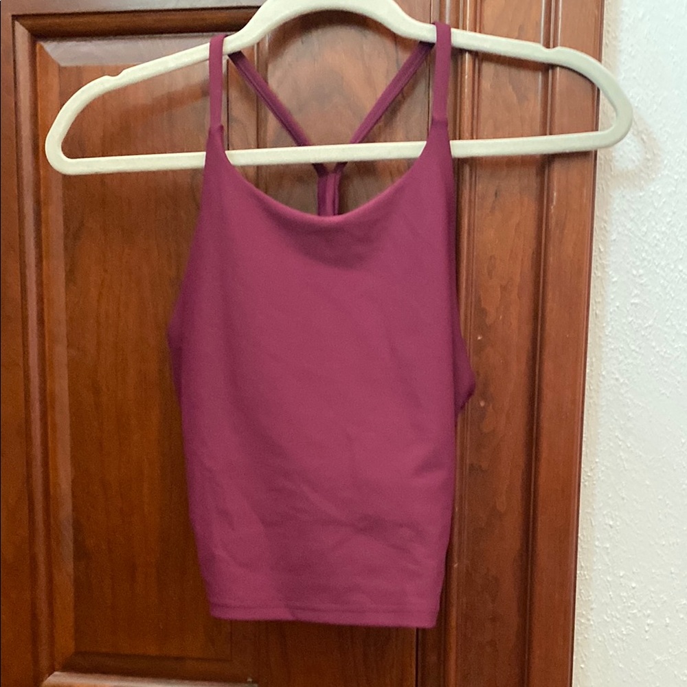Old Navy Purple Backless Crop Camisole